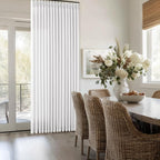 92 Inches White Linen Pinch Pleated Semi Sheer Boho Curtains 50 Inch Wide | - Image 8