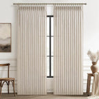 Pinch Pleated Light Filtering 60 Inch Wide Bedroom Curtains 96 Inches Long 2 by PleatedDrapes