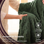 Bedsure GentleSoft Olive Green Spring Throw Blanket - Image 6