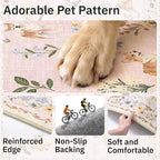 Soalmost Dog 8x10 Pink Area Rugs - Image 7