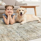Soalmost Abstract Rug 5x7 Washable Area Rugs - Image 8