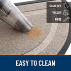 OLANLY Half Circle Front Door Mat Outside 33x21 All-Season Rubber Doormat | - Image 5