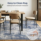 LOONGRUG 9x12 Area Rug Washable Large Neutral Modern Living Room Rugs | - Image 6