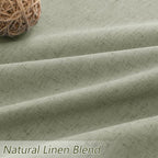 Sage Green 100% Blackout Curtains 63 Inch Length 2 Panels Set - Image 4