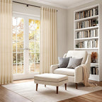 Tan Linen Curtains 84 Inches Long - Image 6
