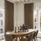 Dutch Cocoa Pinch Pleat Linen Curtains 96 Inches Long 60 Inch Wide 1 Panel | - Image 6