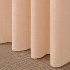 YoungsTex Peach Linen Curtains 84 Inch Length - Image 8