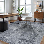 Aelenmu 8x10 Area Rugs for Living Room Washable Bedroom Dining Room Black | - Image 9
