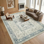 GarveeHome Vintage Blue Area Rug 10x13 - Image 4