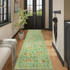 DUKINO 2x10 Rug for Hallway, Washable Kitchen Runner Rug - Image 5