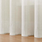 Joydeco Linen Curtains 84 Inch Length 2 Panels Set - Image 6