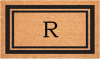 Calloway Mills 152961830R Black Border 18" x 30" Monogram Doormat by Callowaymills