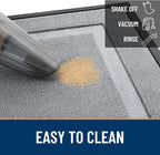 OLANLY Front Door Mat Outside 33x21, All-Season Heavy-Duty Rubber Doormat | Ash - Image 5