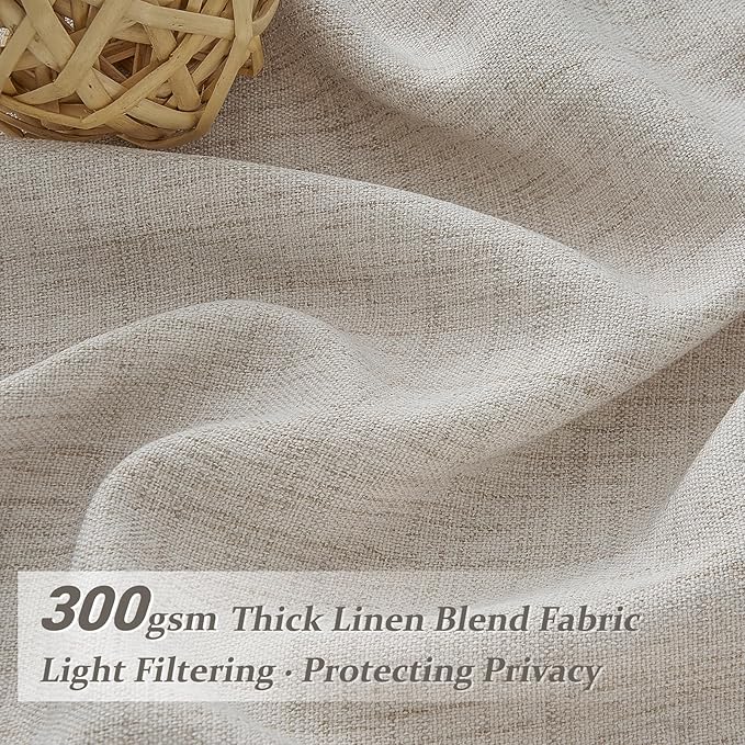 Greyish Brown Pinch Pleated Light Filtering Room Divider Curtains 95 Inches - Image 3