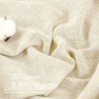 Living Room Linen Curtains 95 Inch - Image 2