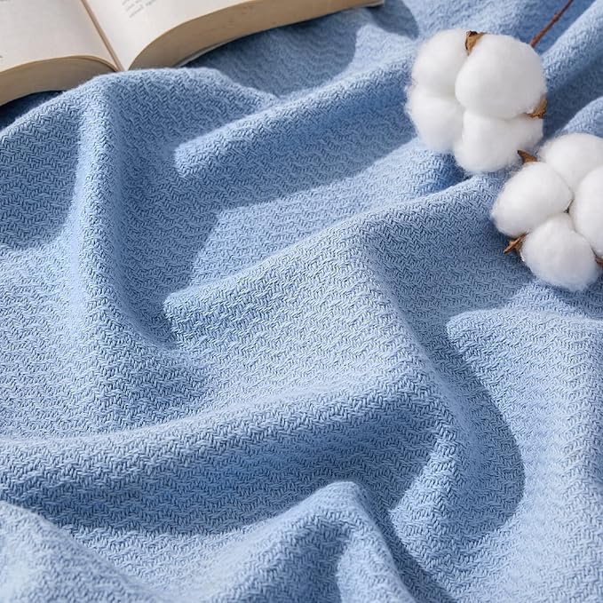 Bedsure GentleSoft 100% Cotton Large Blanket Oversized King by Unknown