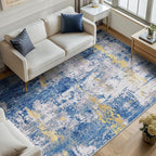 RELEANY Washable 8'x10' Abstract Area Rug - Image 2