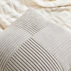 Fancy Homi 2 Packs Neutral Grey Decorative Throw Pillow Covers 22x22 Inch - Image 4
