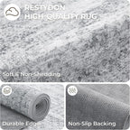 4x8 Rug Non Slip, Washable Hallway Runner Rug, Nursery Room, Soft Runner Rug - Image 7