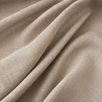 MIULEE Taupe Short Linen Curtains 52x45 Inch Length 2 Panels - Image 4