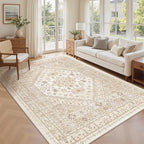 6x9 Area Rugs for Living Room, Large Washable Rug, Dining Room, Low Pile - Image 4
