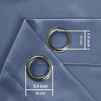 Blackout Curtains for Bedroom, 42 x 54 Inch, 2 Panels | Thermal Insulated & - Image 9