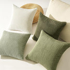 Topfinel 20x20 Pillow Covers Set of 4 Mordern Nordic Green White Throw Pillow - Image 5