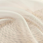 Chyhomenyc Cream Sheer Curtains 90 Inches Long - Image 6