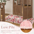DUKINO 3x10 Runner Rug, Non Slip Floral Washable Rug - Image 8