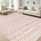 cotiled Boho 10x14 Area Rug for Living Room: Large Moroccan Washable Rug | by COTILED