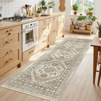 Kitchen Runner Rug Non Slip Washable Rugs 2.5x8, Carpet Runner by Restydon