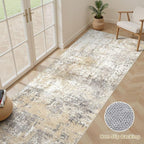 LOONGRUG Runner Rug 3x10 Washable Non-Slip Kitchen Neutral Modern Rug | - Image 3