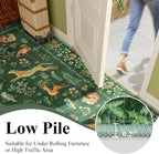 DUKINO 4x6 Area Rug, Non Slip Animal Washable Rug - Image 7