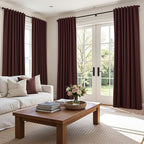 100% Blackout Curtains 96 Inch Length 2 Panels Set - Image 9