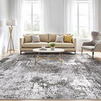 LOONGRUG 7x10 Area Rug Washable Large Neutral Modern Living Room Rugs | - Image 5