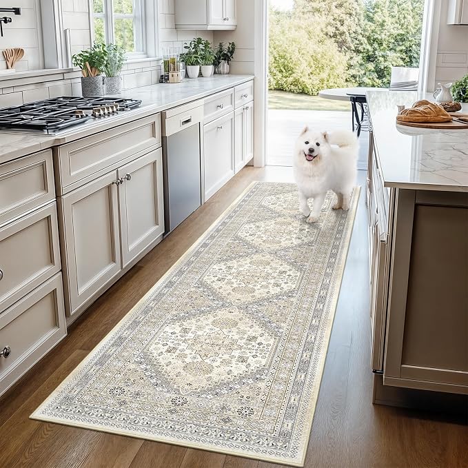 Hallway Runner Rug 2x12 Extra Long Washable Runner, Non Slip Runner - Image 9