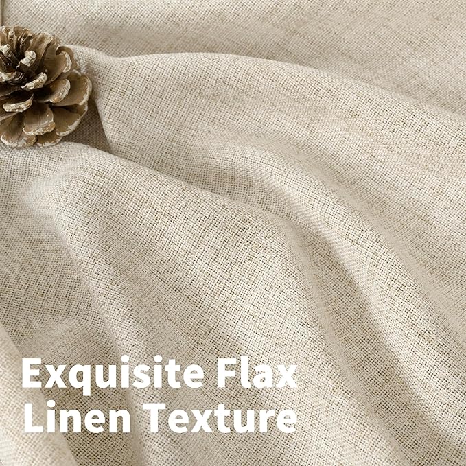 YoungsTex Linen Curtains 63 Inch Length - Image 4