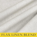 NICETOWN 100% Blackout Linen Curtains - Image 9