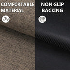 Ultra Thin Indoor Door Mat 17"x29", Non Slip Doormats, Rubber Backing, - Image 4