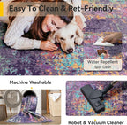 RELEANY Washable 7'x9' Abstract Area Rug - Image 5
