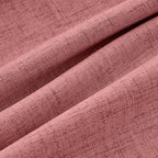MIULEE 100% Blackout Linen Curtains 42 x 84 Inch Dusty Rose Pink 2 Panels | - Image 9