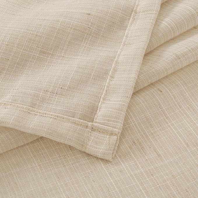 BGment Natural Linen Curtains 63 Inches Long - Image 9