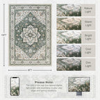 8x10 Area Rugs Living Room: Washable Rug - Image 2