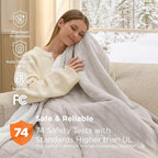 Bedsure Heated Blanket Throw, Soft Electric Blanket - Image 7