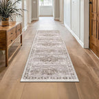 Boho Long Bathroom Runner Rug 24 x 72 Washable Non Slip - Image 6