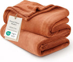 Bedsure Orange Throw Blankets Fleece Blanket Twin Blanket by Unknown