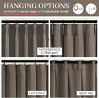 Chocolate Tart Extra Long 108 Inch Floor to Ceiling Curtains - Image 7