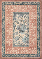 GarveeHome Terracotta Teal 2x6 Washable Kitchen Runner Rugs Non Slip Provence - Image 9