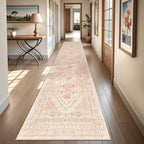 Runner Rug 2x10, Vintage Washable Rugs - Image 3
