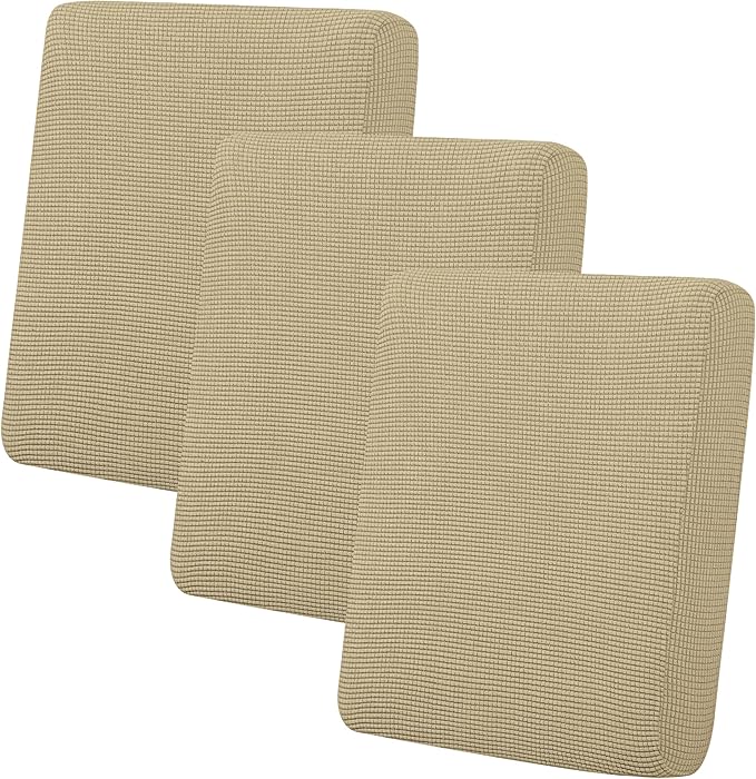 Easy-Going Stretch 3 Pieces Couch Cushion Cover by Easy-Going